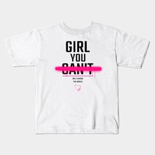 Feminist Quote Girl Power Feminism Kids T-Shirt